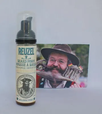 Immagine prodotto di Reuzel - Wood & Spice Beard Foam - Beard foam 70ml