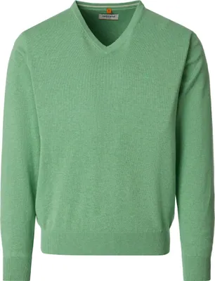 Produktbild von REDMOND Casual Herren Pullover Langarm V-Neck Comfort Hellgrün S