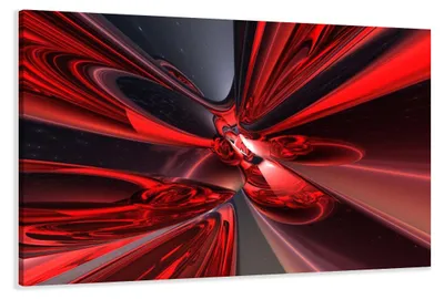 Obrázok produktu pre Obraz na plátne Abstrakt Červená 3-dielny 120x80 cm