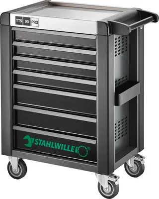Produktbild von STAHLWILLE Werkstattwagen 95/7 PRO 7 Schubl. 496 x 827 x 1020 mm  anthrazit, RAL 7016; schwarz, RAL 9005