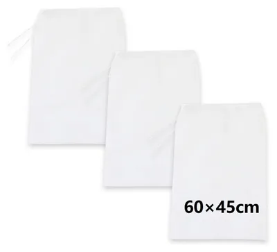Filterbeutel 3er-Set, 100 Mikron, 45x60 cm, Nylon, feinmaschig