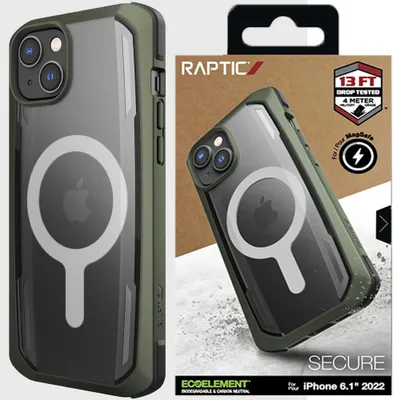 Produktbild von Raptic X-Doria Sicheres Etui Iphone 14 Plus Mit Magsafe Panzertasche Grün