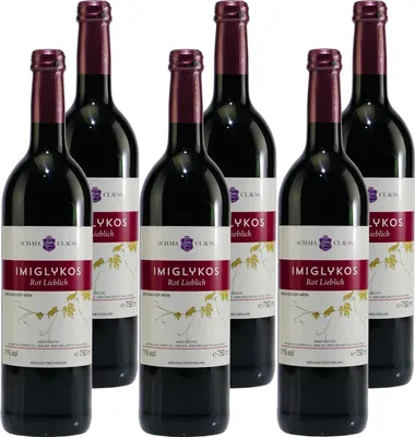 Produktbild von Achaia Clauss Imiglykos Rotwein -lieblich- (6 x 0,75L)