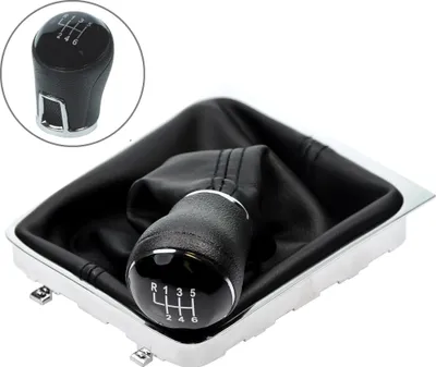 Produktbild von Schaltsack Schaltmanschette Schaltknauf passend für VW Passat 3C2 3C5 B6 mit Rahmen 6-Gang