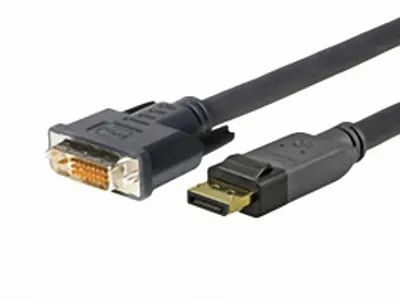 Produktbild von Vivolink PRODPDVI5, 5 m, DisplayPort, DVI-D, Stecker, Stecker, Gerade