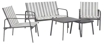 Produktbild von home24 Sitzgruppe - 5-teilig - Stahl