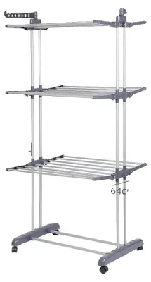 Immagine prodotto di Asciugatrice, design a 4 strati, grande capienza, grigio e argento