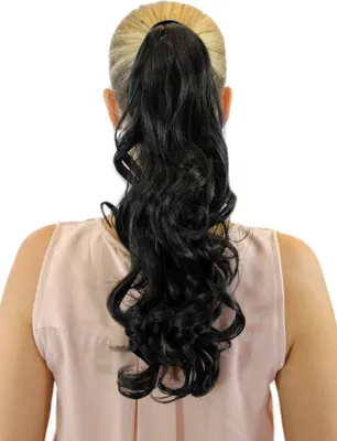 Produktbild von WIG ME UP Haarteil Zopf Steckkamm & Haarreif Dunkelbraun Rosy-3