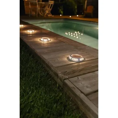Immagine prodotto di Faretto solare in alluminio 15 lumen bianco caldo - GALIX - Classico - Energia solare - Esterno