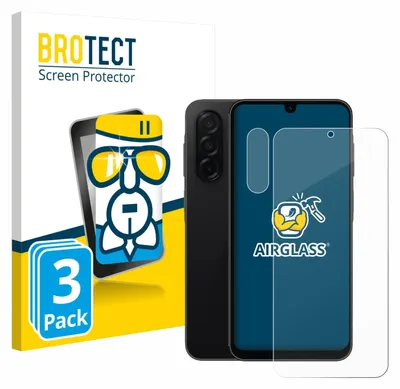 Produktbild von 3x BROTECT Schutzglas für Samsung Galaxy A26 5G (Display+Kamera) Schutzfolie Panzer Folie Glas Display Schutz klar