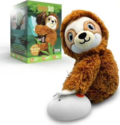 Produktbild von Shusher Sloth Beruhigungsplüsch für Babys mit Geräuschsensor