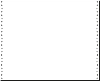 Produktbild von SIGEL 12376 Computerpapier 12"x375 mm, A3, 60 g/m², 1f, blanko, 2000 BL, Endlospapier