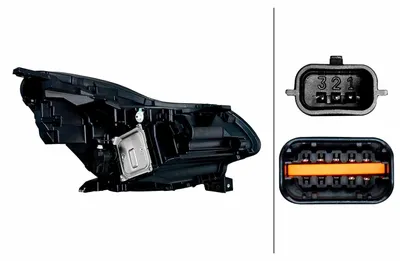 Immagine prodotto di Faro principale sinistro 12 V LED HELLA adatto a RENAULT CAPTUR