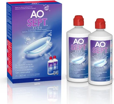 Produktbild von Aosept Plus Kontaktlinsen Pflegemittel Vorratspackung 2 x 360 ml