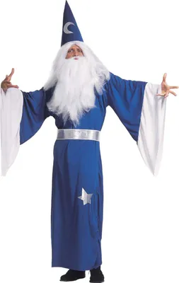 Immagine prodotto di Costume da mago da uomo blu