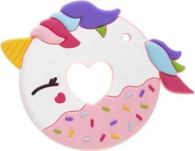 Obrázek produktu pro Silikonové kousátko Donut - růžové