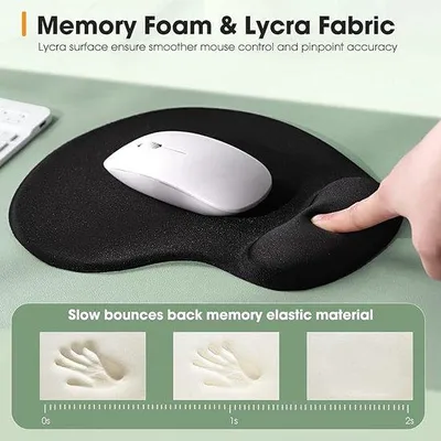 Produktbild von Famanu Mauspad mit Handballenauflage - Ergonomisch und rutschfest