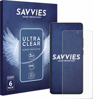 Produktbild von 6x Für Xiaomi Poco X7 Pro Schutzfolie Savvies Displayschutz Display Schutz Folie Klar Transparent