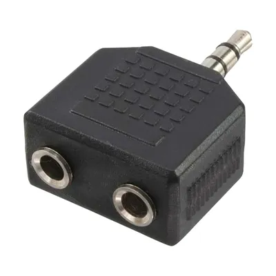 Immagine prodotto di Logilink Audio Adapter 1x Mini 3,5mm -> 2x Mini 3,5mm St/Bu