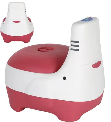 Produktbild von Töpfchen, realistischer Spülgeräusch, leicht zu reinigen, Rosa