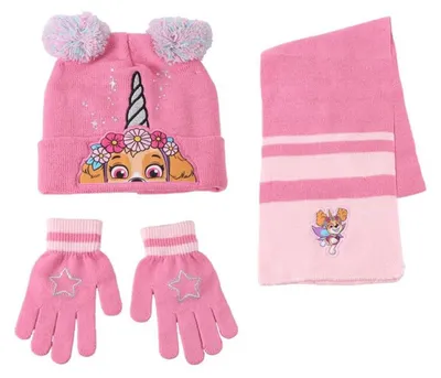 Immagine prodotto di Cappello e guanti rosa dei Paw Patrol