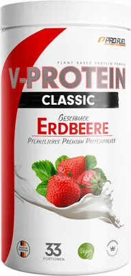 Produktbild von ProFuel V-Protein Classic (1000g) Strawberry - Eiweiße - Veganes Eiweiß