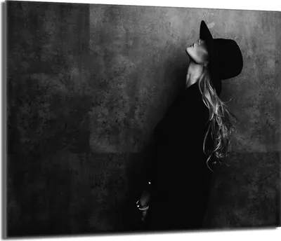 Obrázok produktu pre Kryt na sporák 60x52 Sklenená doska na varnú dosku Splashback Deco Chopping Board, Woman Black