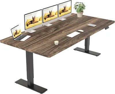 Imagen del producto de Escritorio de altura ajustable con doble motor, dimensiones 200 x 80 cm