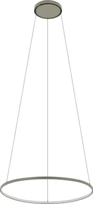 Zdjęcie produktu dla Lampa wisząca LED CIRCOLO M oliwkowo-biała 21W Ciepła biel 660lm aluminium wym:140x60x60cm IP20 Nowodvorski Lighting