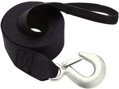 Produktbild von Seachoice Windenband Mit Schlaufenende Schwarz 3.66 m Schwarz 3.66 m