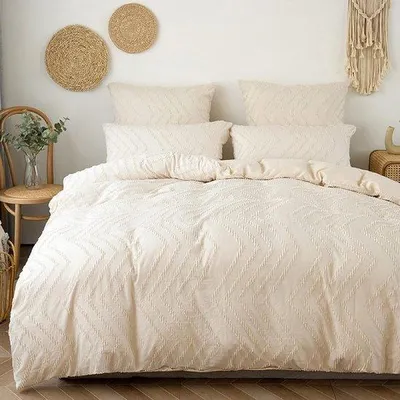 Produktbild von Famanu Bettdeckenbezug Set - Weicher Mikrofaser Bettdeckenbezug 220 x 240 cm mit 2 Kissenbezügen 80 x 80 cm