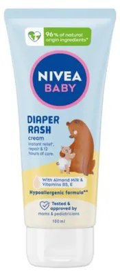 Produktbild von Nivea Baby Windelcreme 100 ml – vegan & natürlich für beanspruchte Haut