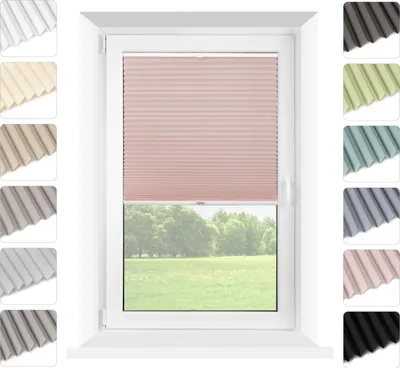 Produktbild von Mardom | Plissee Ohne Bohren - 75 x 120 cm - Lila - Klemmfix - Verdunkelnd - mit Thermofunktion - Sichtschutz - Plissee Fenster