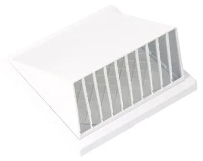 Produktbild von Edm Lüftungsgitter Mit Abs-haube 125 Mm Durchsichtig Durchsichtig One Size