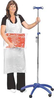 Produktbild von Damenschürzen aus PE, 125cm, weiß Pack: 100 Stück | Packung (100 Stück)