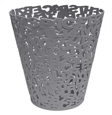 Produktbild von papierkorb Briefe 30 x 28,5 cm grau
