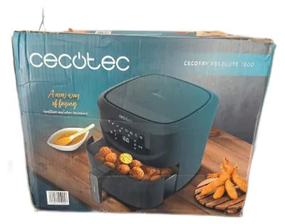 Obrázok produktu pre Cecotec Cecofry Absolute 7600, Teplovzdušná fritéza, 7,6 L, 0,8 kg, 80 °C, 200 °C, 60 min