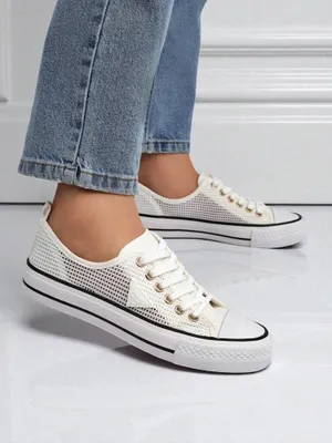 Produktbild von Royalfashion Damen perforierte Sneaker Rebbse, Größe 36
