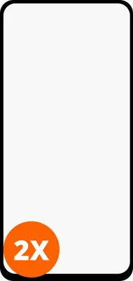 Produktbild von Mobigear Premium 4.99 Motorola Moto G Pro Panzerglas Gehärtetes Glas Displayschutz - Hüllenfreundlich - Schwarz (2er Pack)