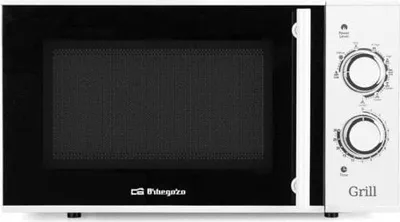 Produktbild von Orbegozo MIG 2320, Arbeitsplatte, Grill-Mikrowelle, 23 l, 900 W, Drehregler, Weiß