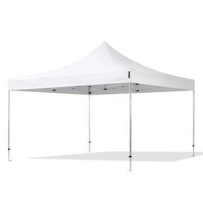Produktbild von TOOLPORT 4x4m Aluminium Faltpavillon, ohne Seitenteile, weiß