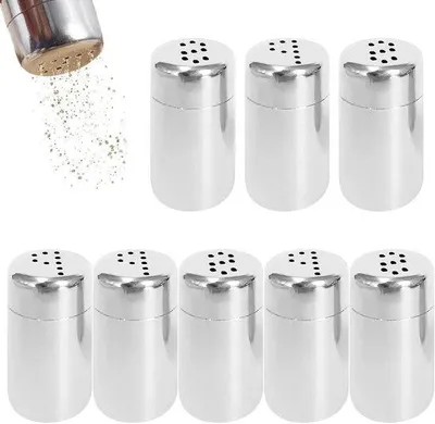 Immagine prodotto di Spargispezie in acciaio inossidabile da 5 ml, argento, compatto
