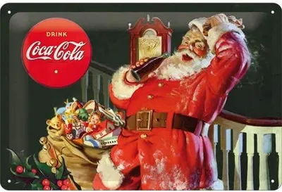 Zdjęcie produktu dla Plakat 20X30 Coca-Cola Santa