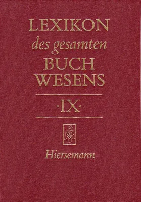 Produktbild von Lexikon des gesamten Buchwesens
