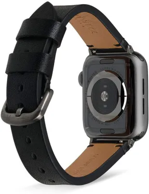 Obrázok produktu pre Artwizz WatchBand Kožený remienok pre Apple Watch 38/40 mm - čierny