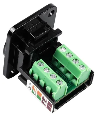 Obrázek produktu pro Konektor RJ45, svorkovnice RJ45 – Modulární panel pro kabel Cat5e