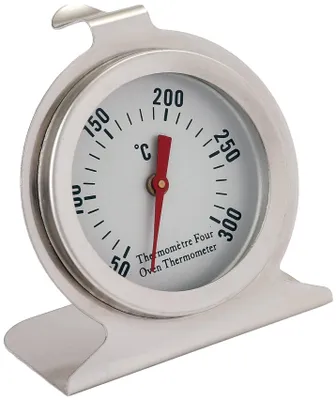 Ofenthermometer analog, Edelstahl, 300 °C, 1 Stück