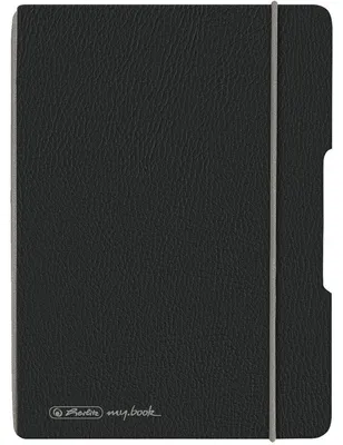 Immagine prodotto di Herlitz 50033782 Herlitz Notizheft flex A6 40Blatt LederoptikMix schwarz