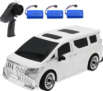 Obrázek produktu pro Dálkově ovládané driftovací auto Dálkově ovládané auto 2,4 GHz 35 km/h 1/16 Vysokorychlostní dálkově ovládané závodní auto pro děti Dětský chlapecký dárek RTR 3 baterie