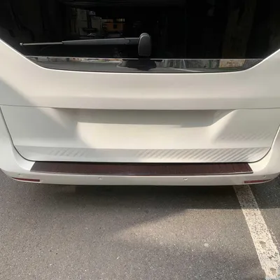 Produktbild von Ladekantenschutz Stoßstange für Mercedes Vito W447 2014-2025 Kohlefaser Rot